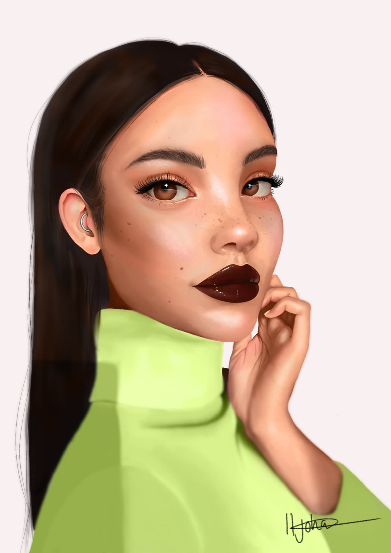 Green Sweater